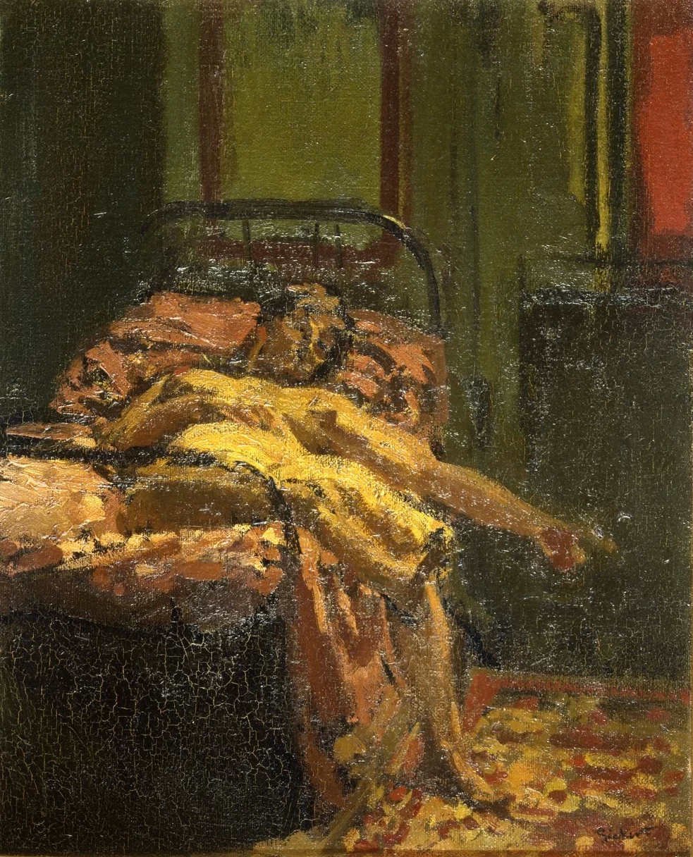 Ragazza su un letto, Mornington Crescent
